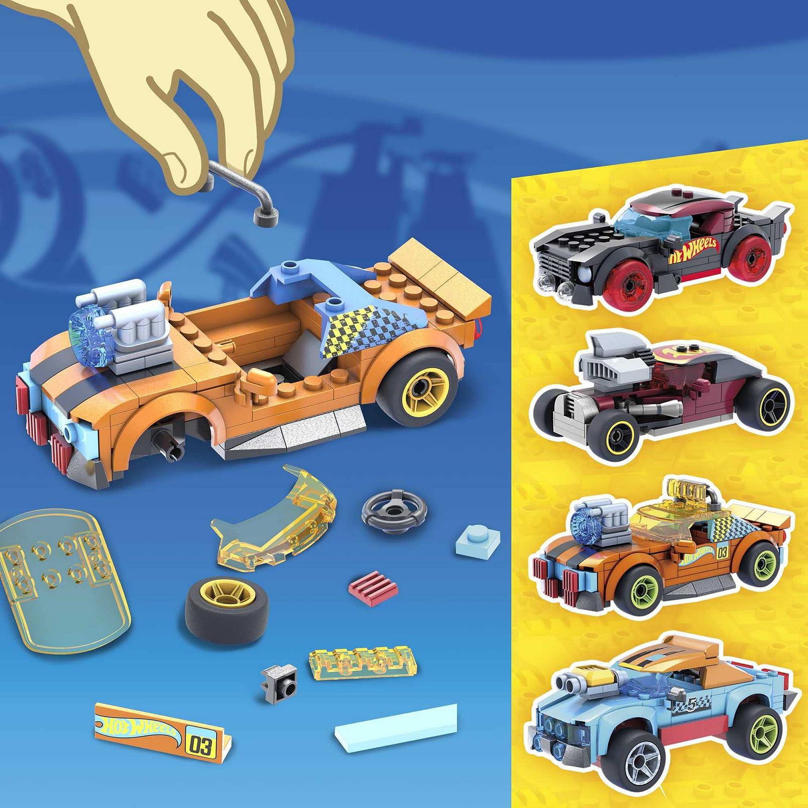 Игрушечный набор Mega Construx Hot Wheels GVM13 Гоночный автомобиль, фото №4