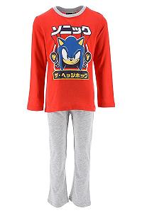 Комплект піжами для хлопчиків Sonic the Hedgehog Футболка та довгі штани Набір 2 шт - Фото 1