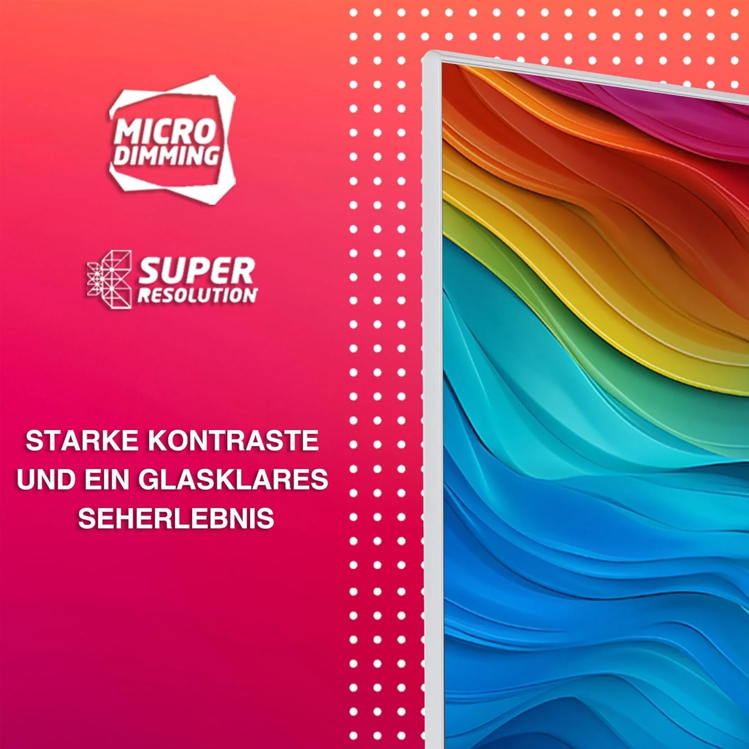 Телевізор 32" Telefunken XF32TO75S-W / Full HD / 50 Гц / LCD / Smart TV / Wi-Fi / Bluetooth / T2, фото №3