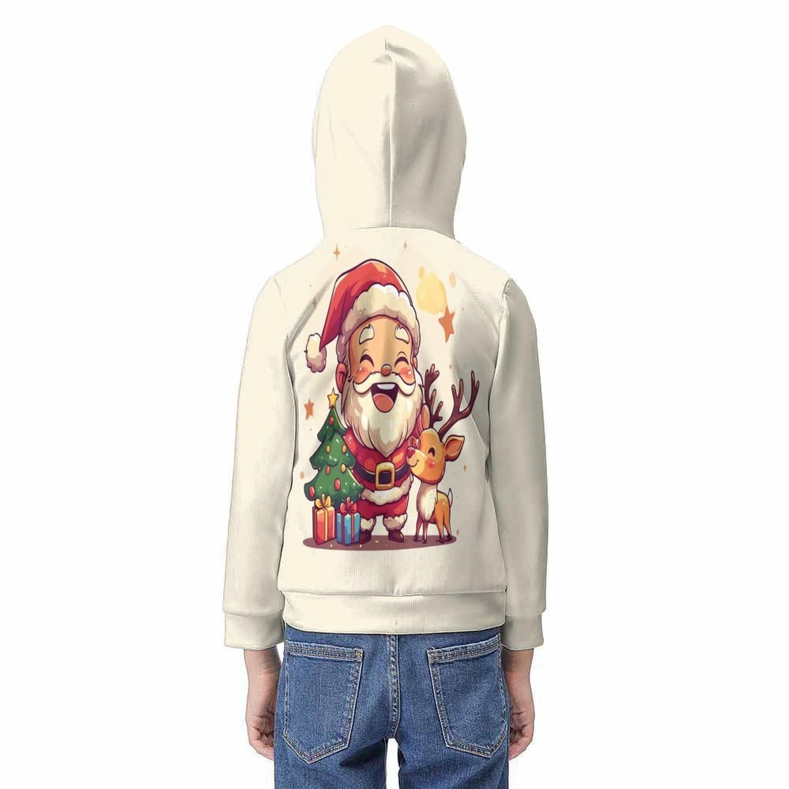 Худі KHHKJBVCE Санта Клаус 3D принт Дитячий Повсякденний, фото №6