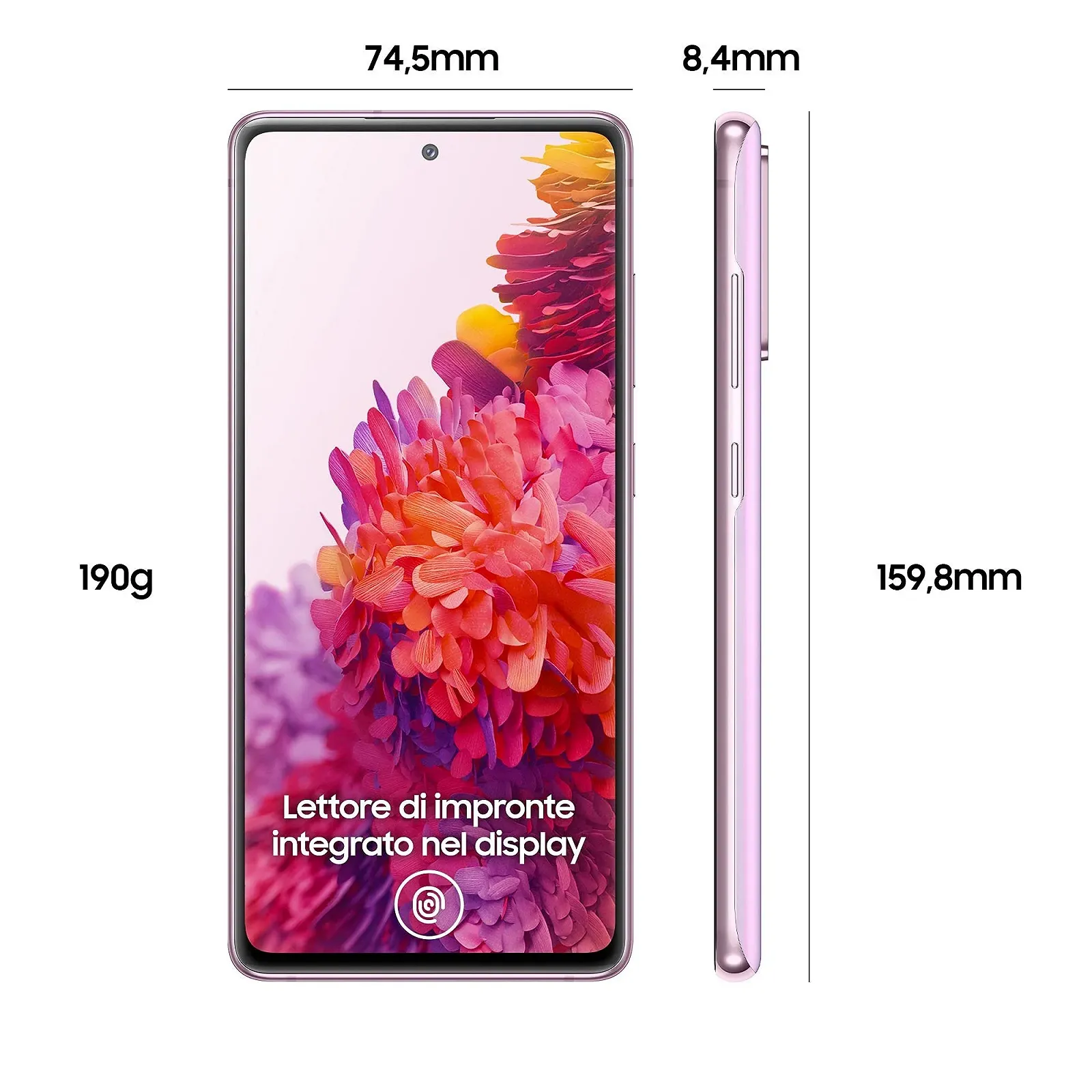 Смартфон Samsung Galaxy S20 FE 6GB 128GB Dual SIM Cloud Lavender, фото №2