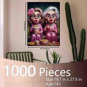 Купить Пазл Movie Night Grandma 1000 деталей 68.6 x 50.8 см - Фото 1 Пазл Movie Night Grandma 1000 деталей 68.6 x 50.8 см - Фото 1