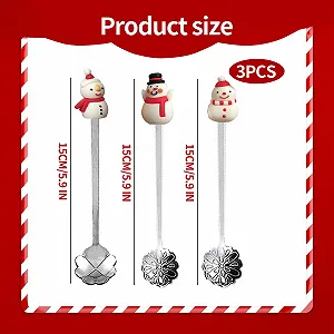 Набор из 3 рождественских ложек synthetic.ua - Фото 1