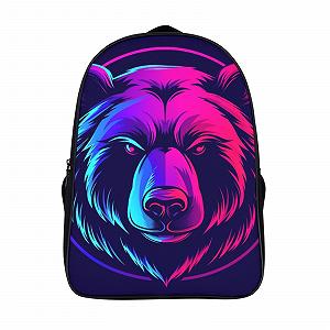 Рюкзак школьный RSIUUODNF Bear 40x28x16см - Фото 1
