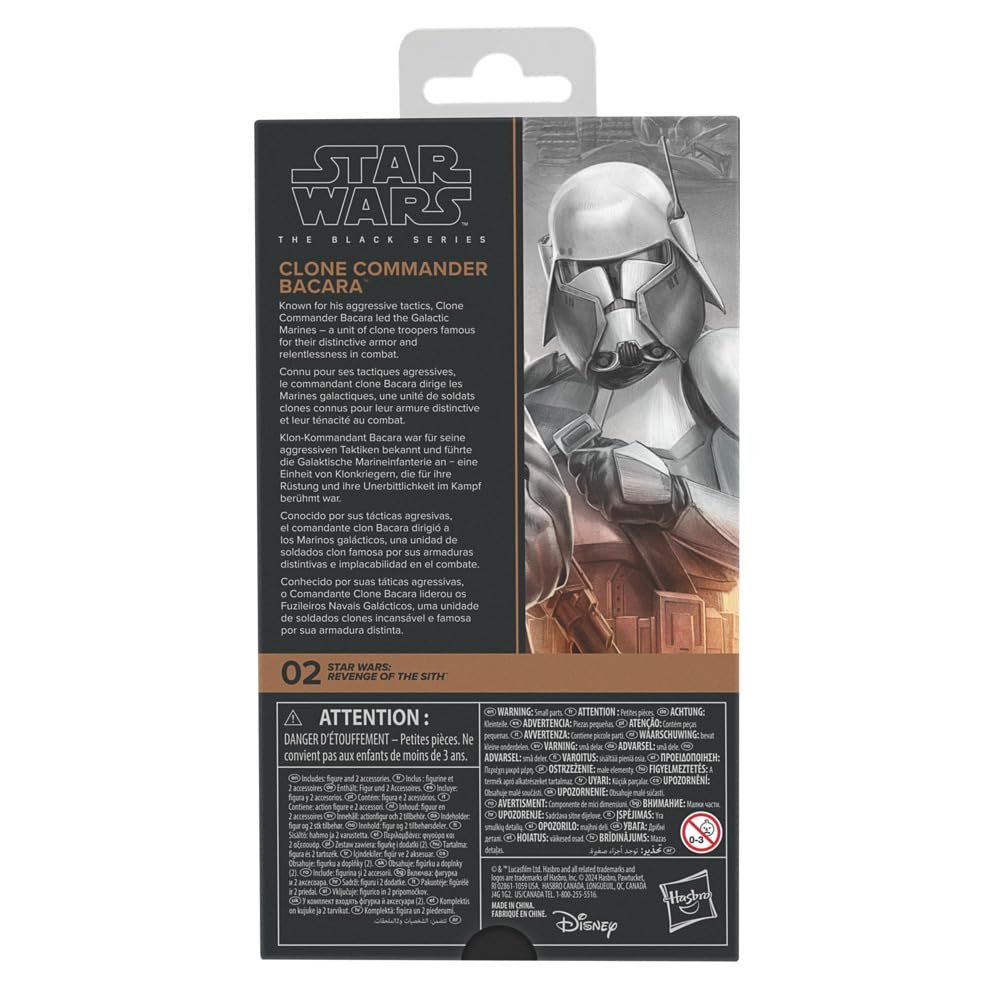 Фігурка Star Wars The Black Series Clone Commander Bacara Star Wars: Ahsoka, 15 см, фото №6
