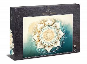 Пазл Ulmer Puzzleschmiede Mandala Watercolour 2000 деталей 96 x 68 см - Фото 1