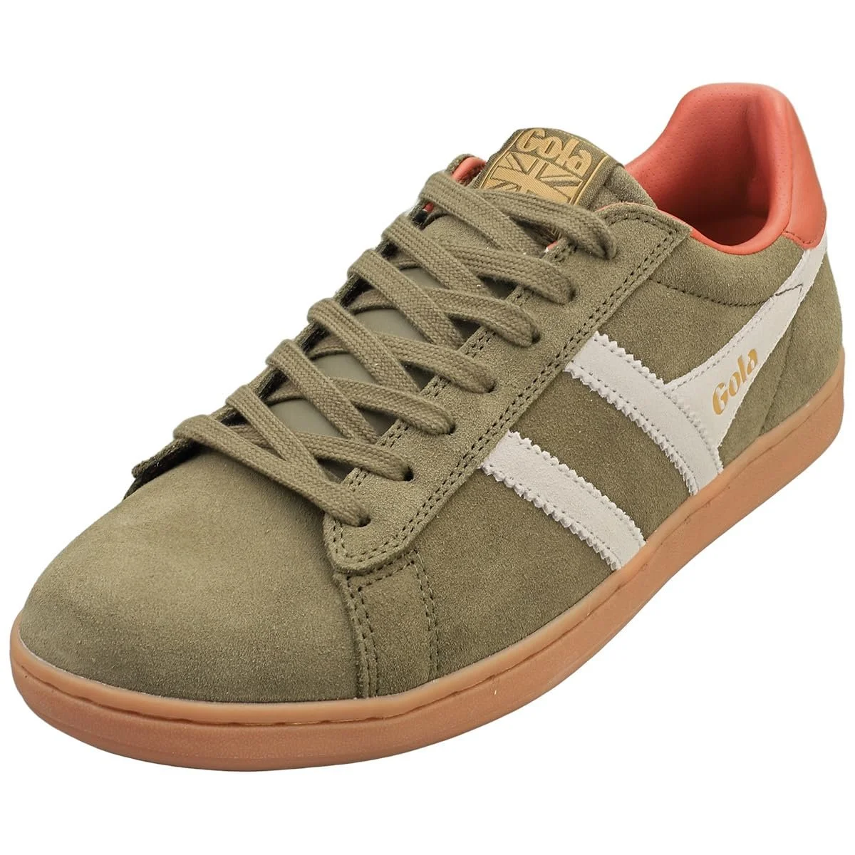 Кроссовки Gola Equipe Ii Мужские Khaki, Off White, фото №1