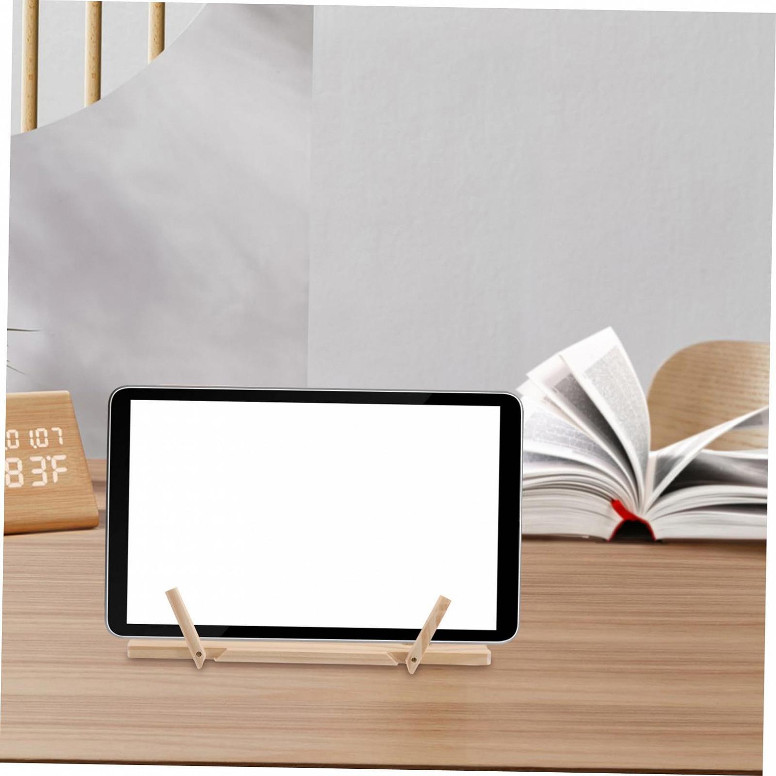 Регулируемая Деревянная Подставка для Книг, Складная Подставка для Ноутбука с Функцией Охлаждения для Кулинарной Книги, Планшета, Эргономичная, Универсальная, Регулируемая, Компактная, фото №5
