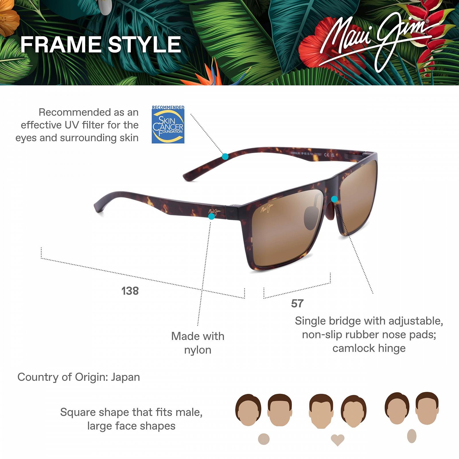 Сонцезахисні окуляри Унісекс Maui Jim Honokalani, фото №6