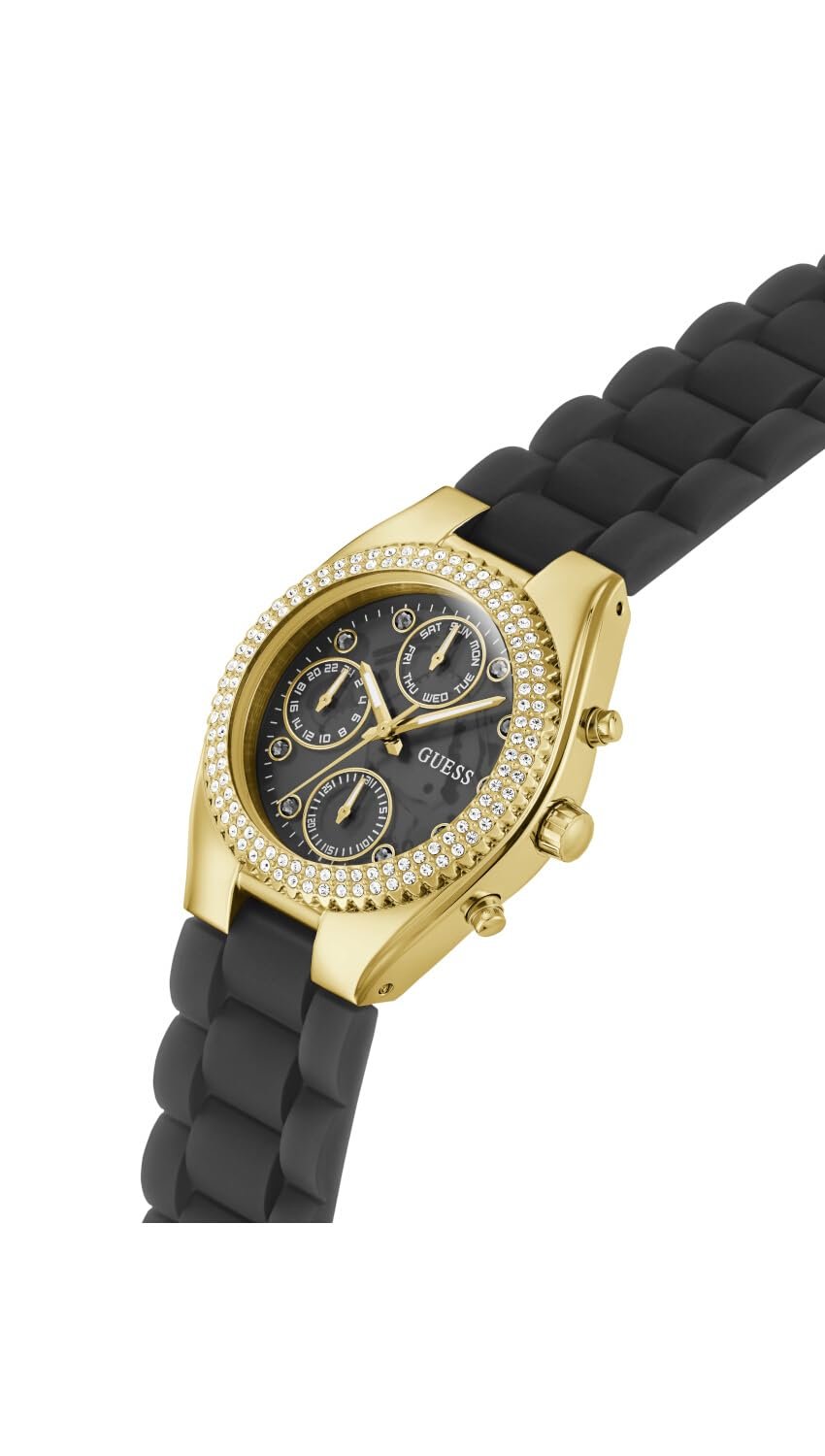 Часы Guess Женские Аналоговые Кварцевые GW0773L2 с Силиконовым Ремешком, фото №5