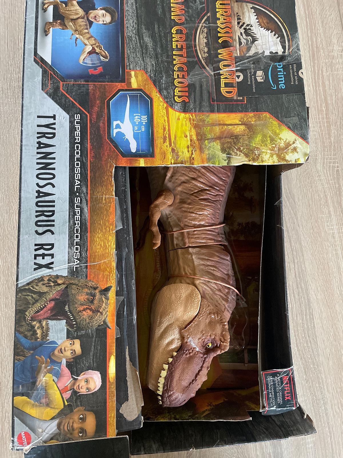 Пластикова ігрова фігурка динозавра Jurassic World зламане кріплення для шиї, фото №5