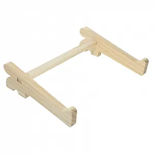 Підставка для ноутбука GALPADA дерев'яна ергономічна з вентиляцією, регульована по висоті - Фото 1