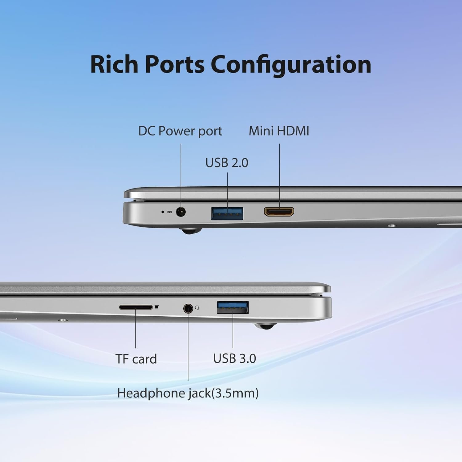 Ноутбук 14.1" MAXLEGEN MAX141P Intel Celeron N4120 RAM 16GB SSD 256GB Windows 11 (UKR), фото №5