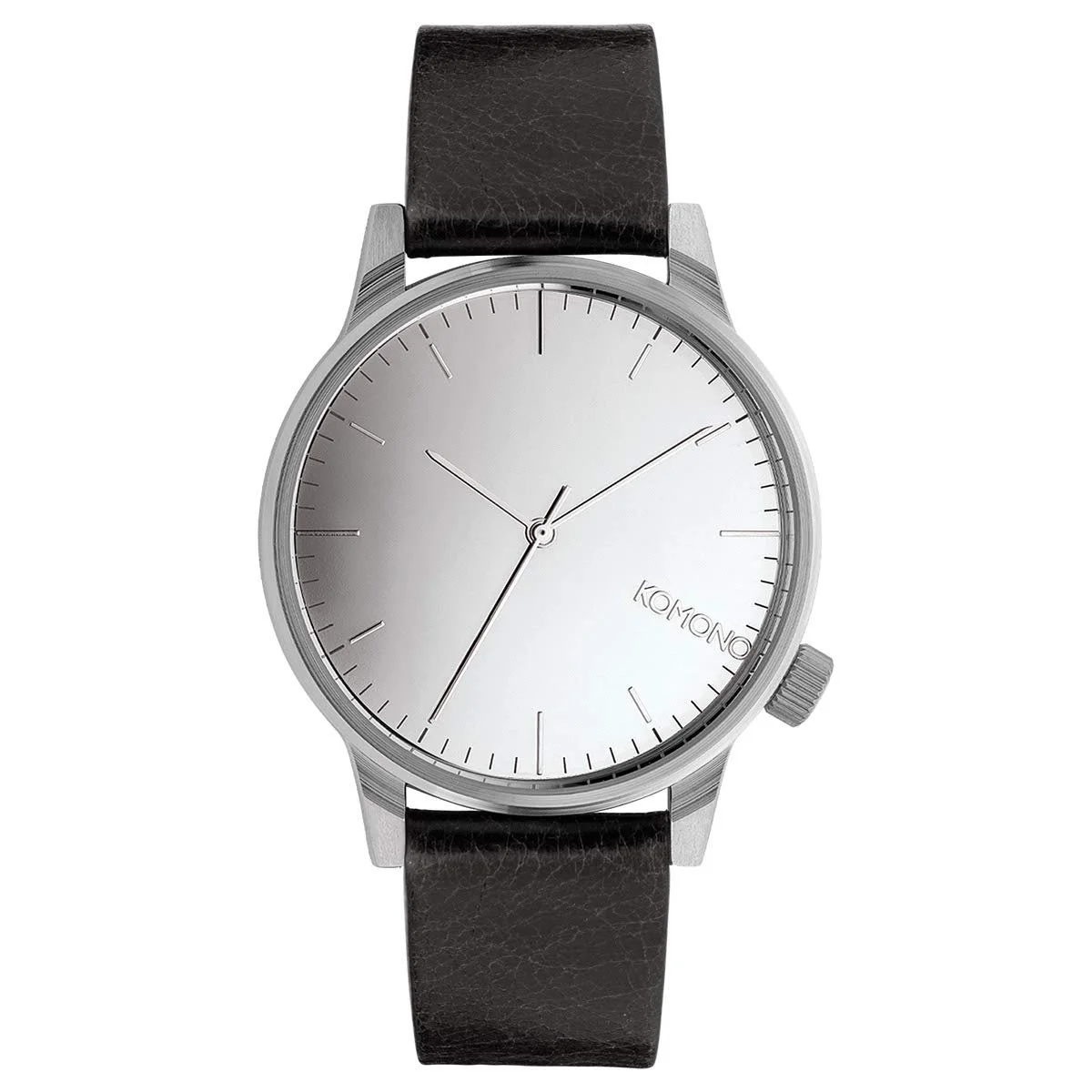 Мужские часы KOMONO Winston Mirror – Серебряный/Черный, фото №1 Мужские часы KOMONO Winston Mirror – Серебряный/Черный, фото №1