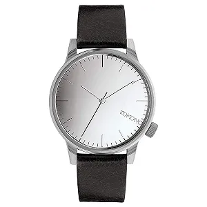 Мужские часы KOMONO Winston Mirror – Серебряный/Черный - Фото 1