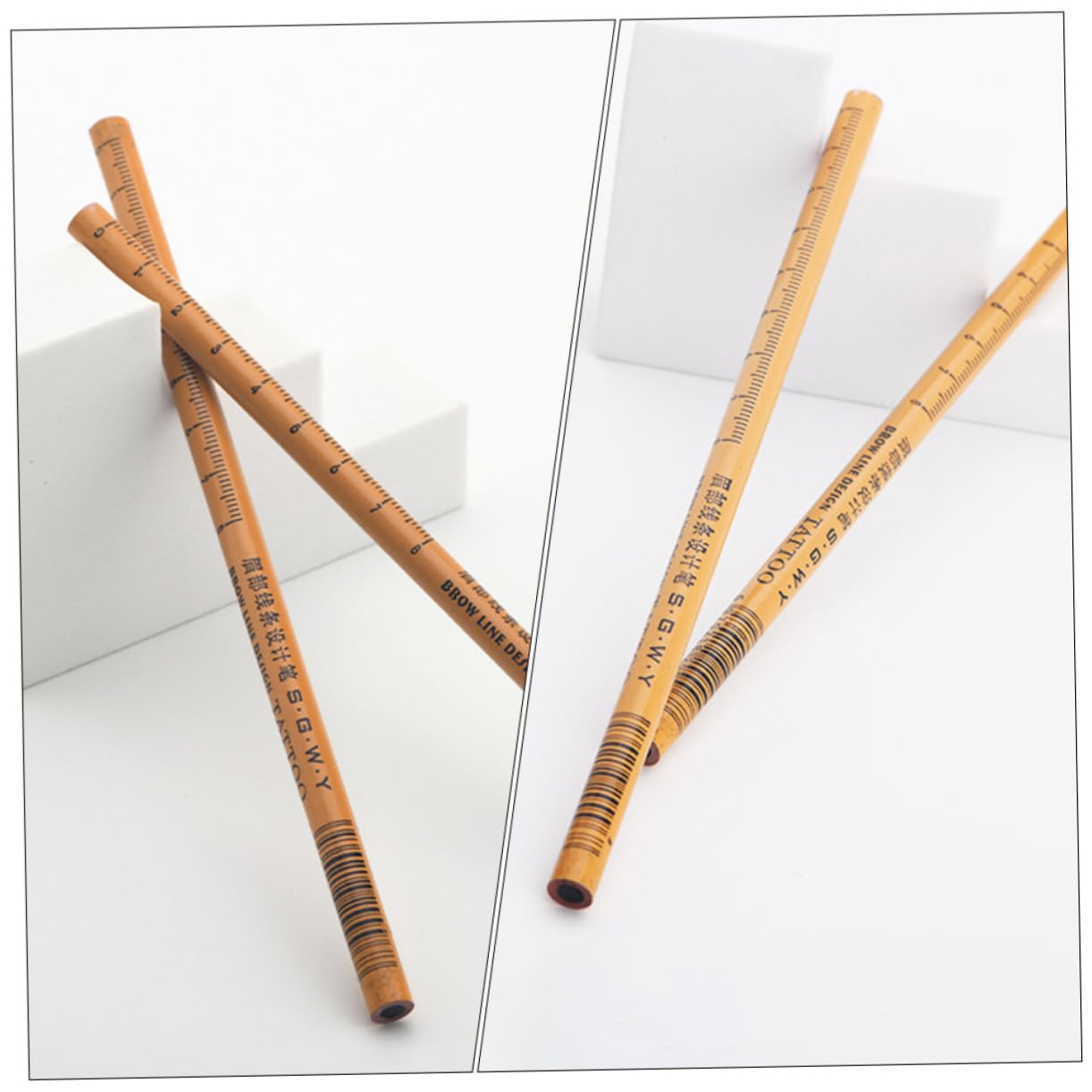 Косметичний олівець для брів HONMEET Eyebrow Pencil Pens Brown Lady Wooden, фото №4