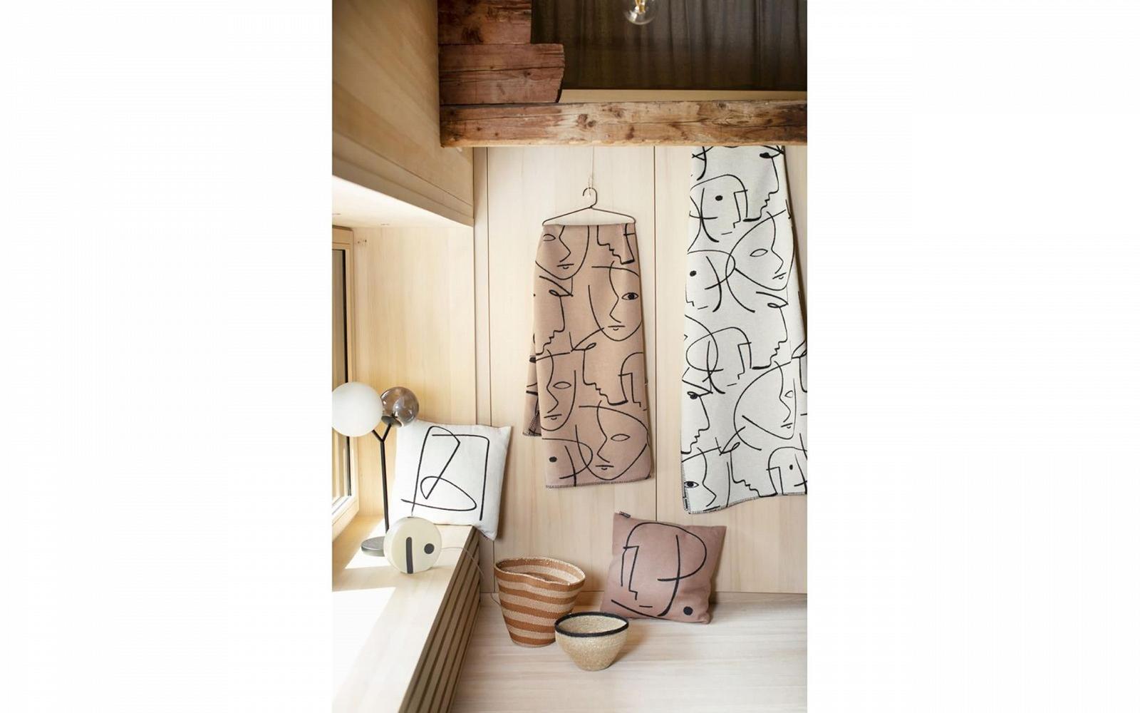 Покривало David Fussenegger Sylt Faces 140 x 200 см Сирий Білий, фото №3