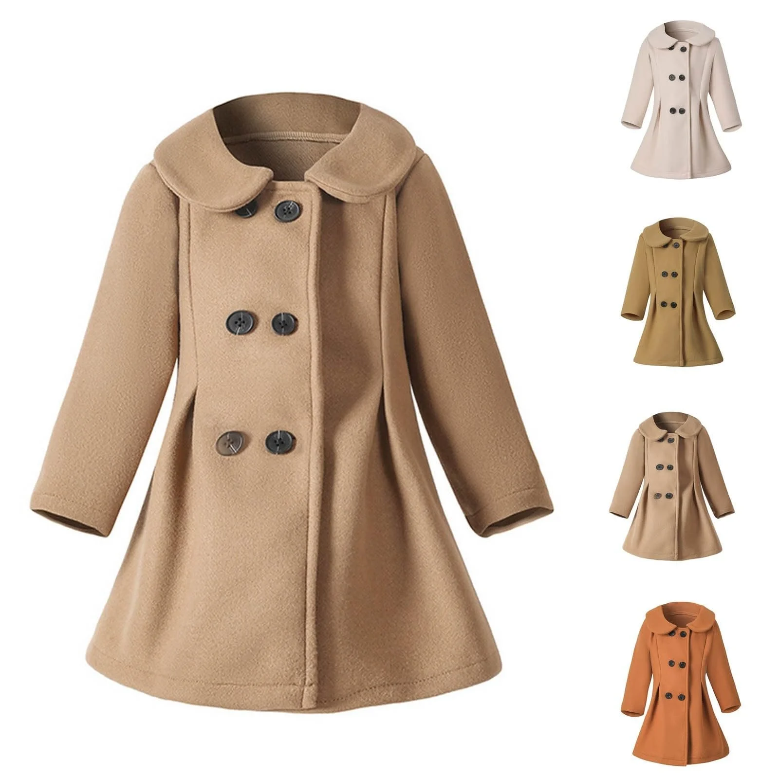 Дитяче пальто для дівчинки, зимове, фото №2