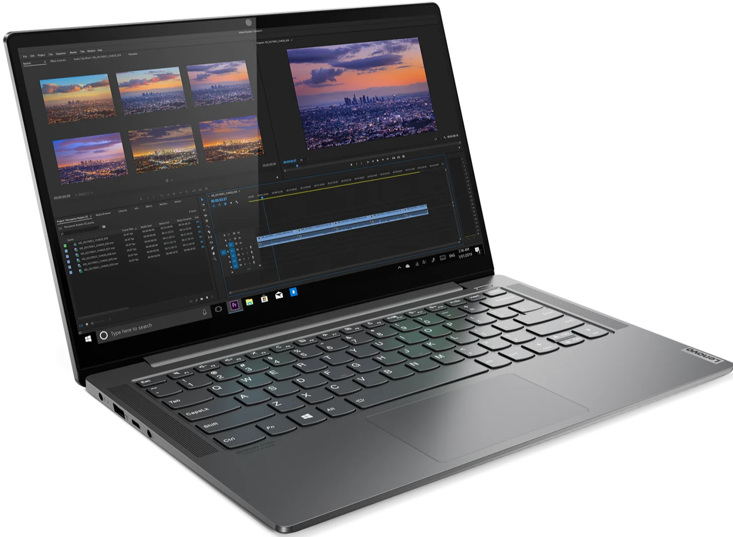 Ультрабук 14" Lenovo IdeaPad Yoga S740-14IIL Intel Core i7-1065G7 RAM 16GB SSD 512GB GeForce MX250 10год батарея Windows 11 Алюмінієвий корпус (UKR), фото №2