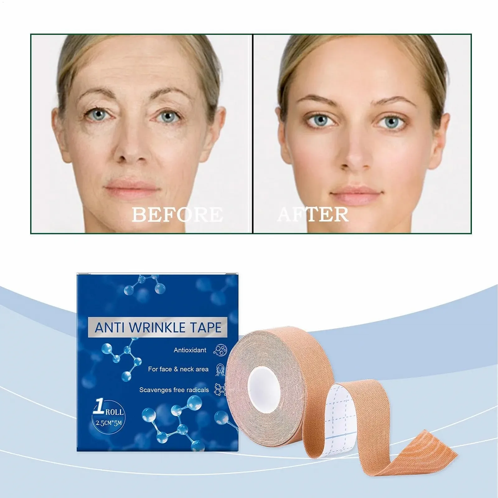 Повязка для подтяжки лица Подтягивает кожу лица, фото №2