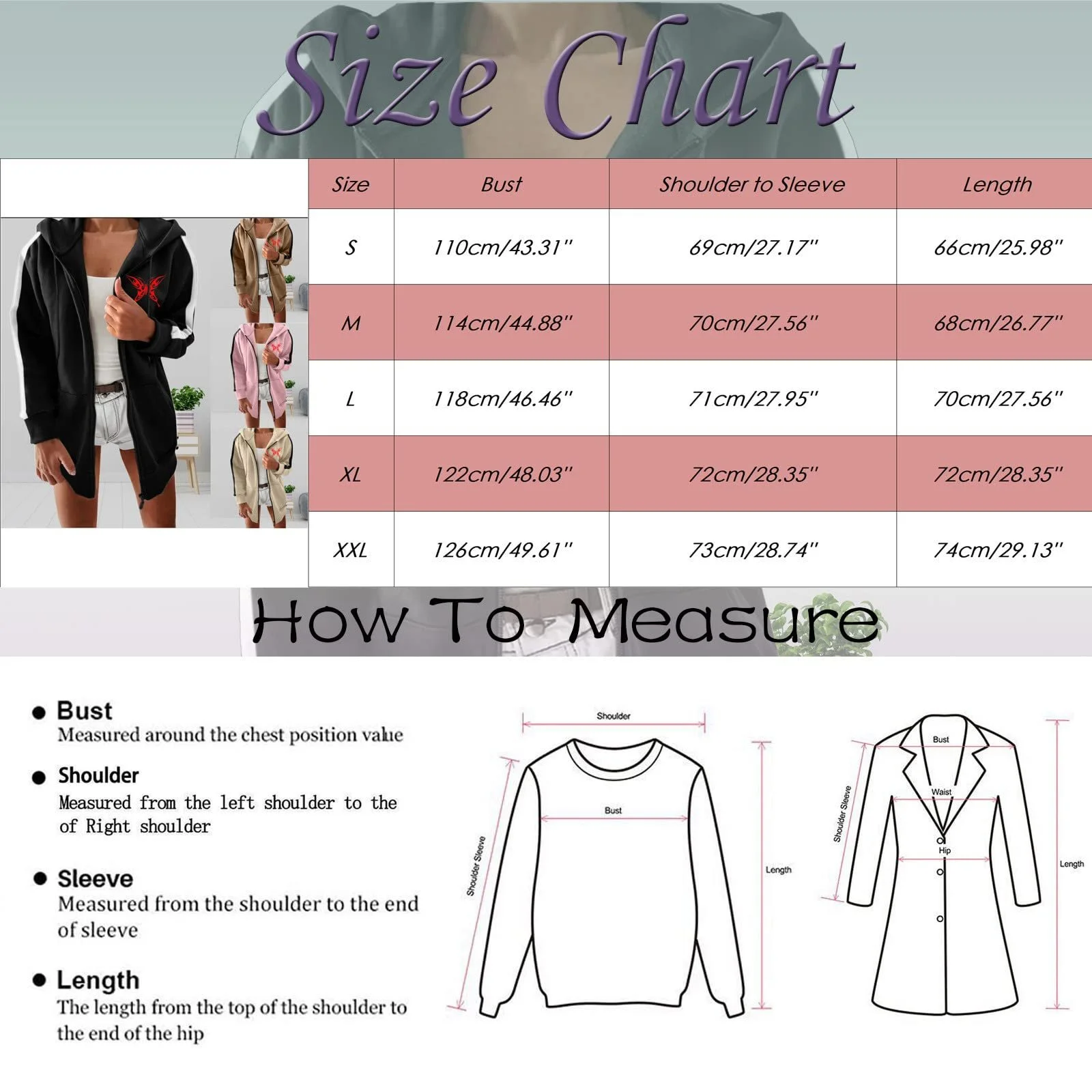 Куртка Générique Женская с карманом Осень-Зима, фото №6 Куртка Générique Женская с карманом Осень-Зима, фото №6