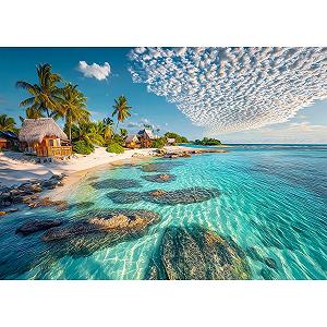 Пазл Summer Beach Breeze 1000 деталей 70 x 50 см для дорослих складний - Фото 1