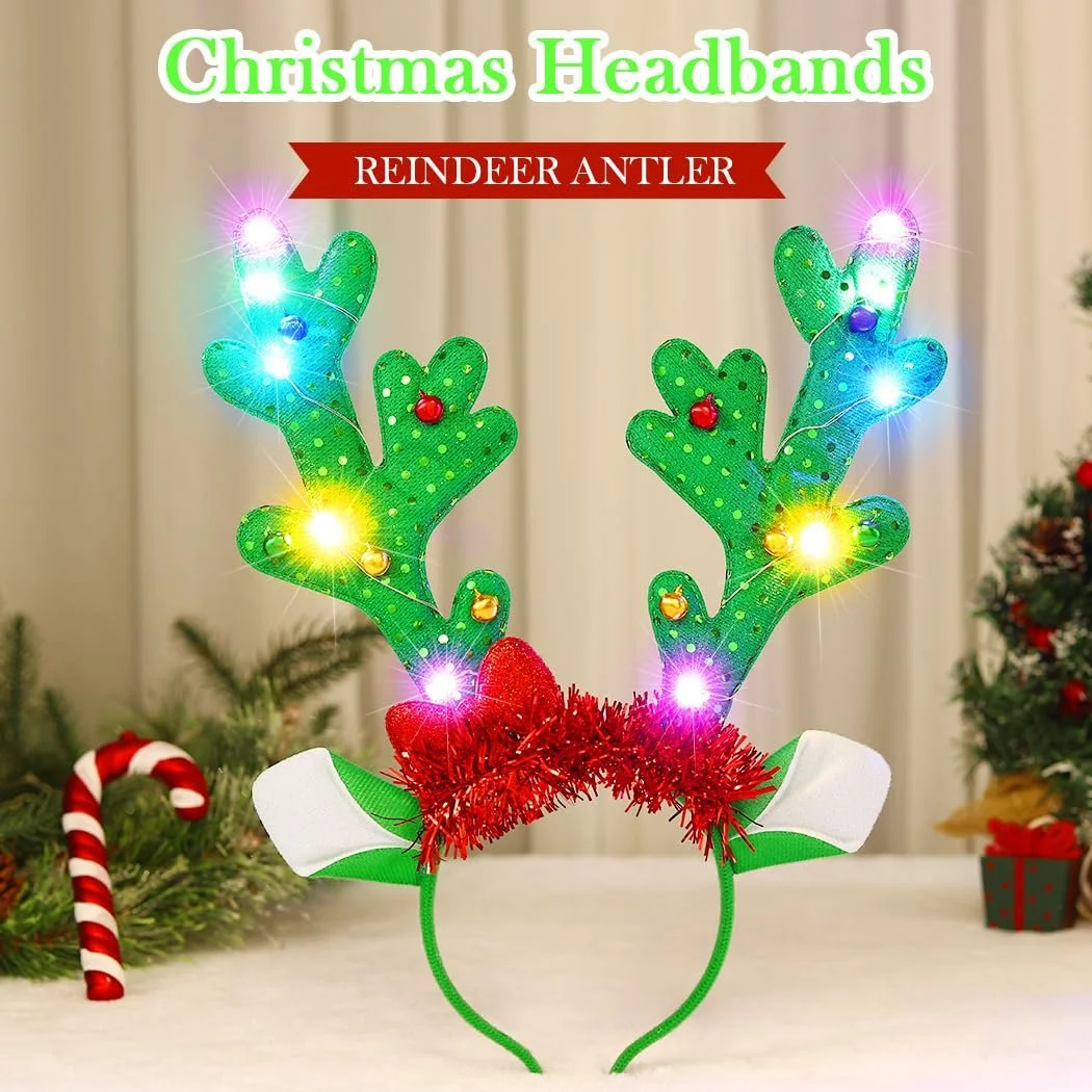 Обруч Рождественские Оленьи Рога, фото №2