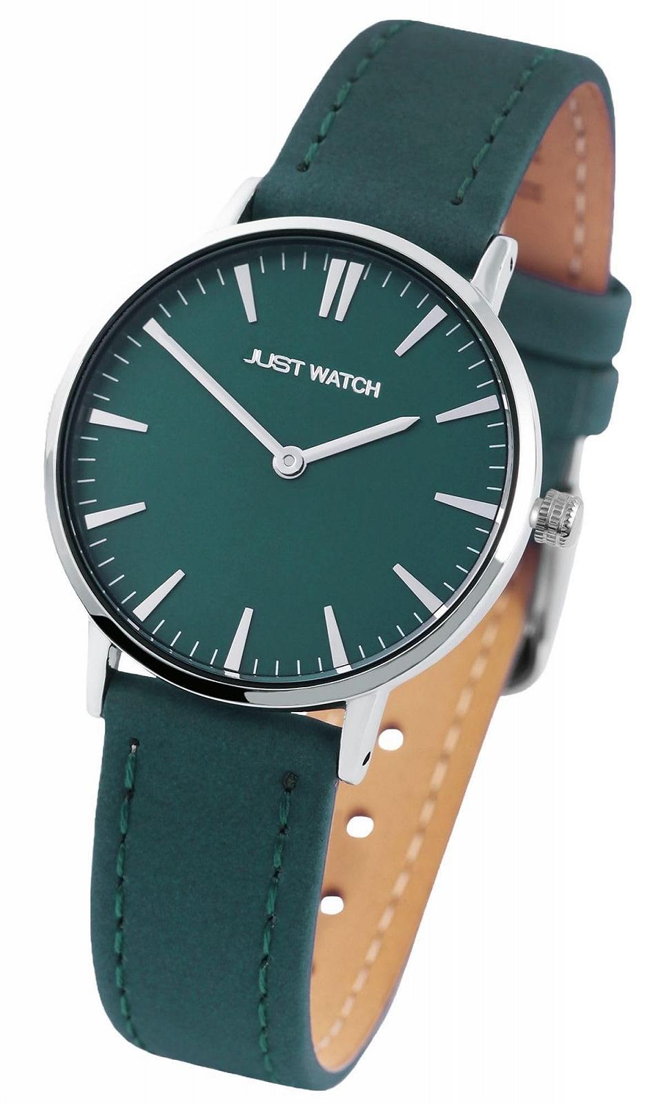 Женские наручные часы Just Watch с ремешком из натуральной кожи и миланским браслетом из нержавеющей стали, фото №4