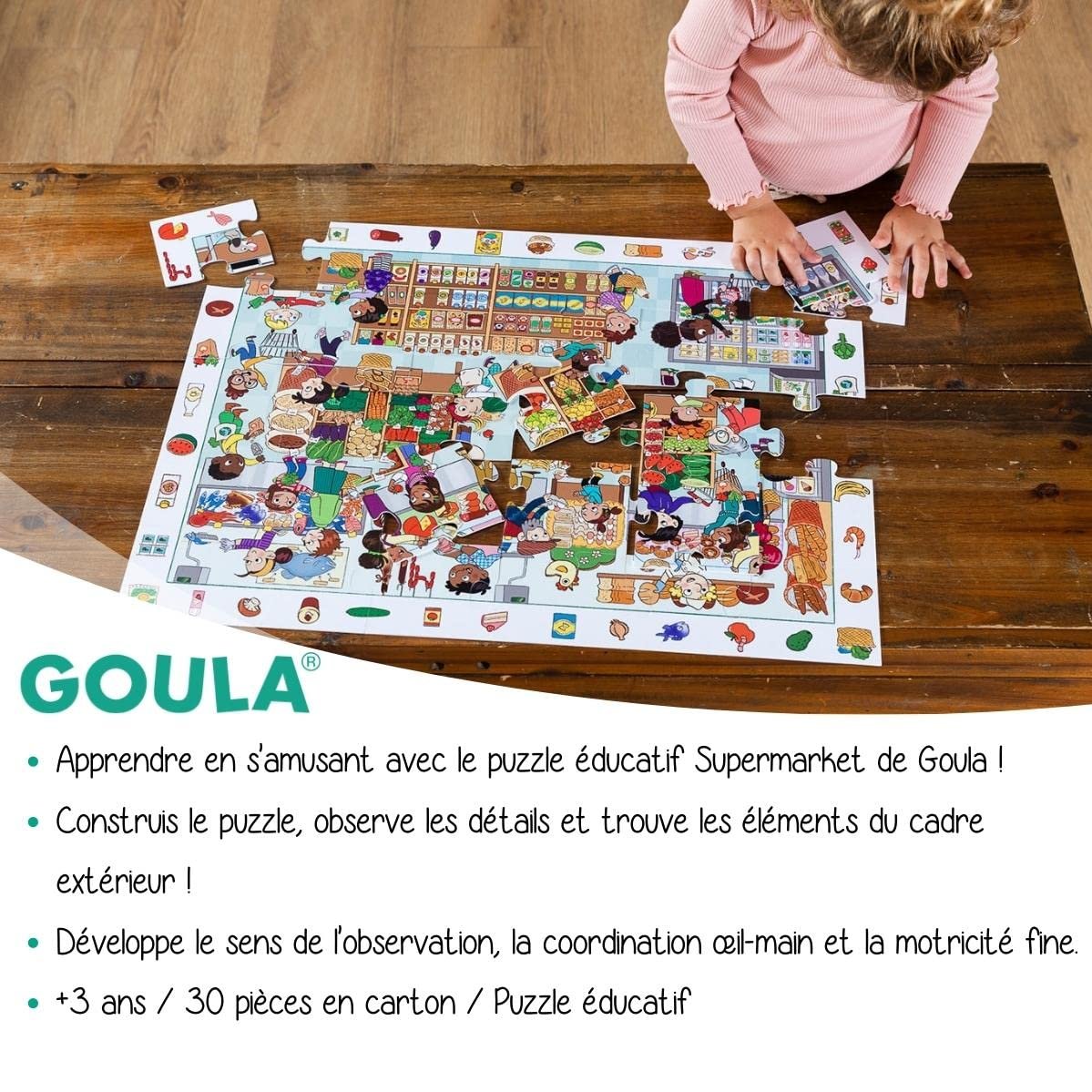 Пазл Goula Market XXL 30 деталей від 3 років, фото №3