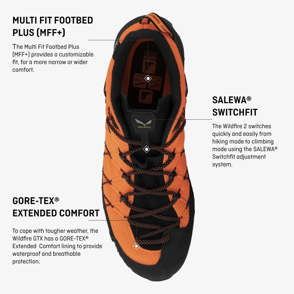 Подходные Кроссовки Salewa Wildfire 2 Gore-Tex Мужские, фото №2