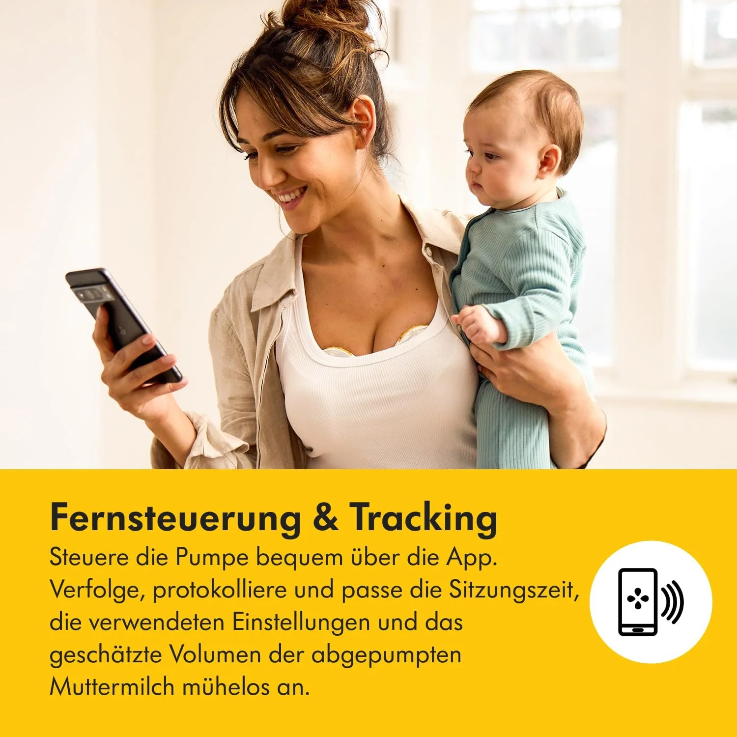 Молоковідсмоктувач подвійний Medela Magic InBra портативний з FluidFeel Technology, App Connectivity, Sensor Control, фото №11 Молоковідсмоктувач подвійний Medela Magic InBra портативний з FluidFeel Technology, App Connectivity, Sensor Control, фото №11