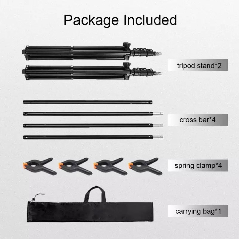 Ворота для фона Visico 2.6 x 3.0 м с сумкой и прищепками, фото №3