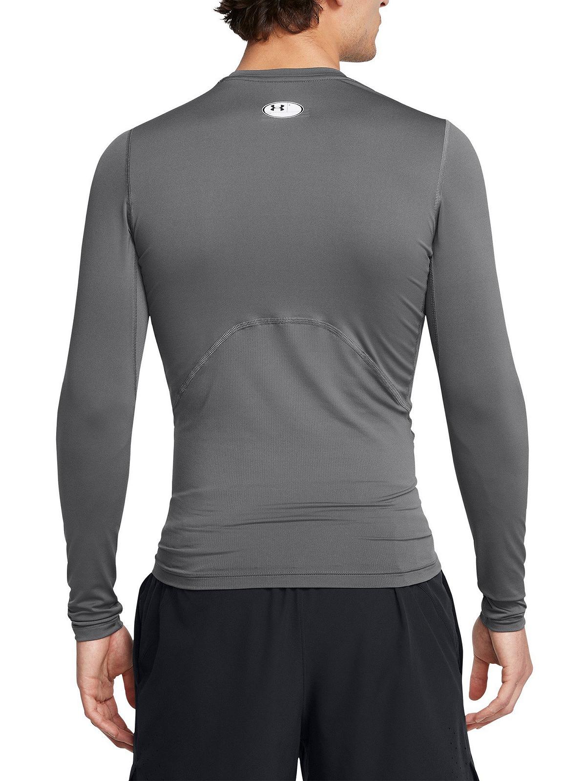 Лонгслів UA HG Armour Comp LS сірий  XL, фото №3