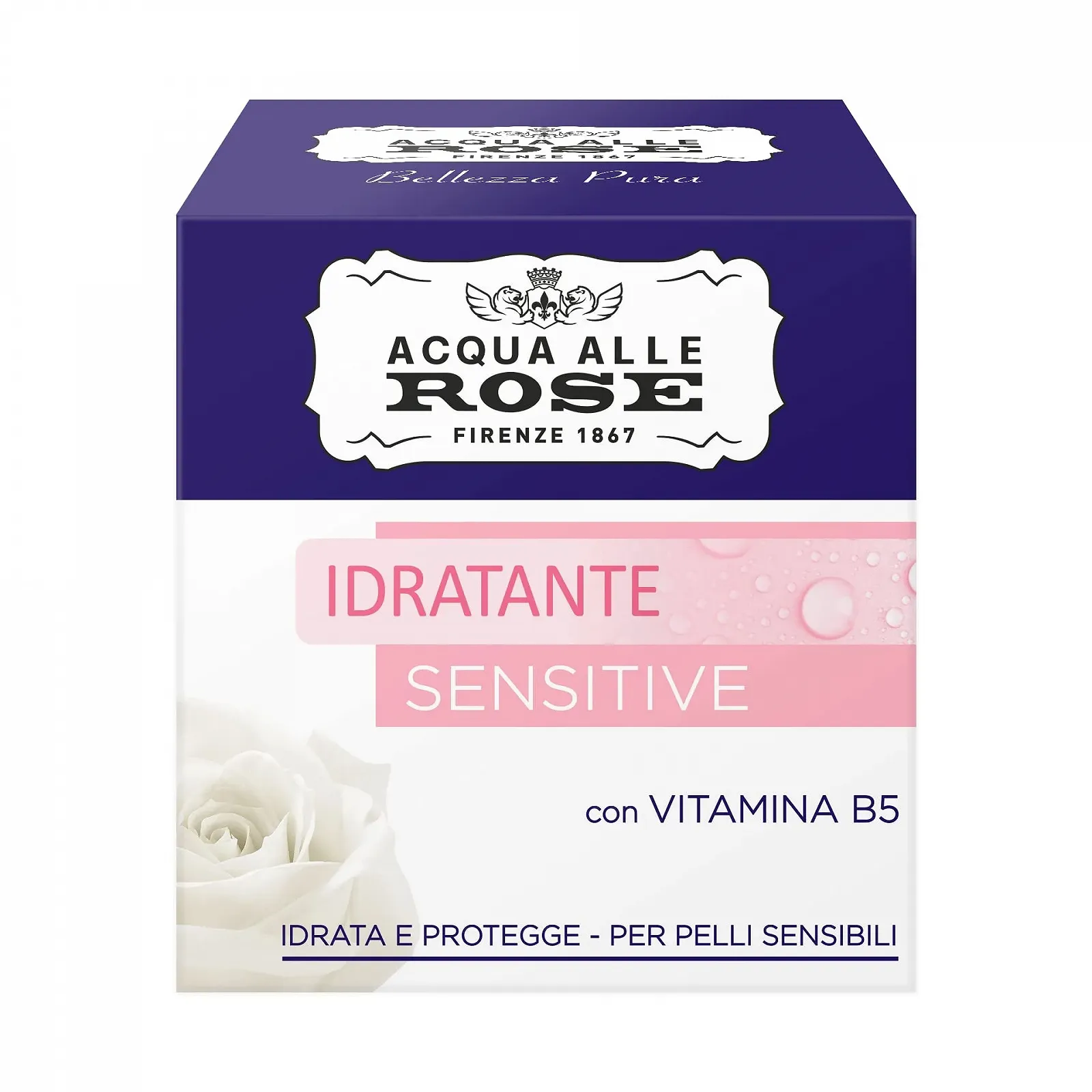 Крем для обличчя Acqua Alle Rose Roberts Moisturizing Lenitive зволожувальний заспокійливий 50 мл, фото №1 Крем для обличчя Acqua Alle Rose Roberts Moisturizing Lenitive зволожувальний заспокійливий 50 мл, фото №1