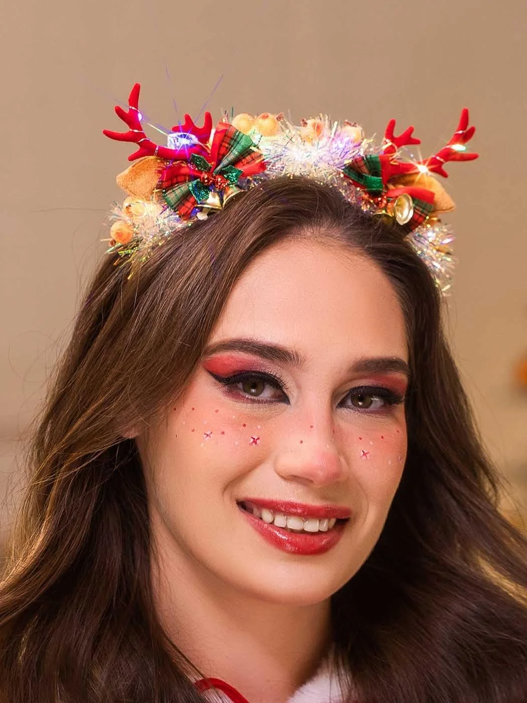 Обруч IYOU Святковий Різдвяний Головний Убір, фото №5