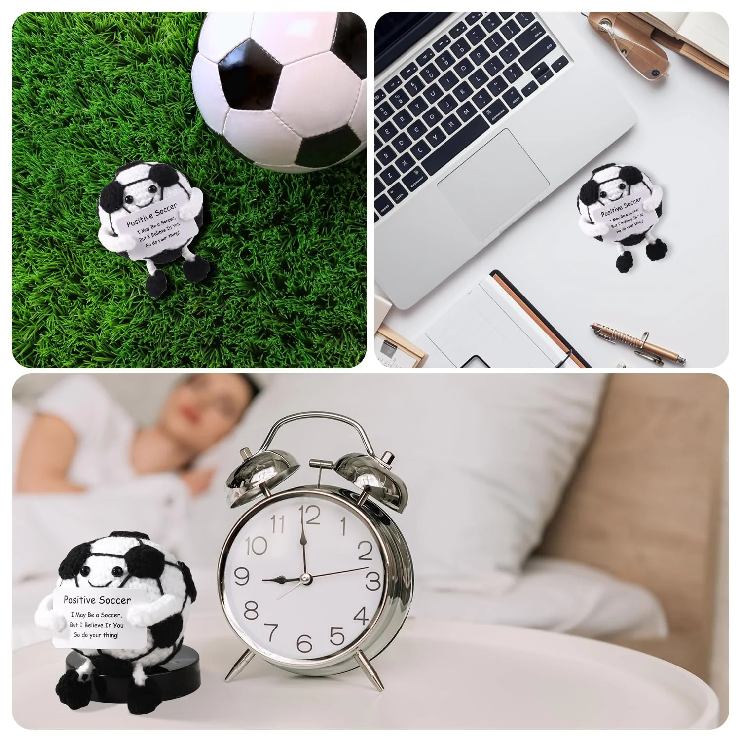 Игрушка TOYMIS Позитивный Вязанный Мяч Футбол, фото №6 Игрушка TOYMIS Позитивный Вязанный Мяч Футбол, фото №6