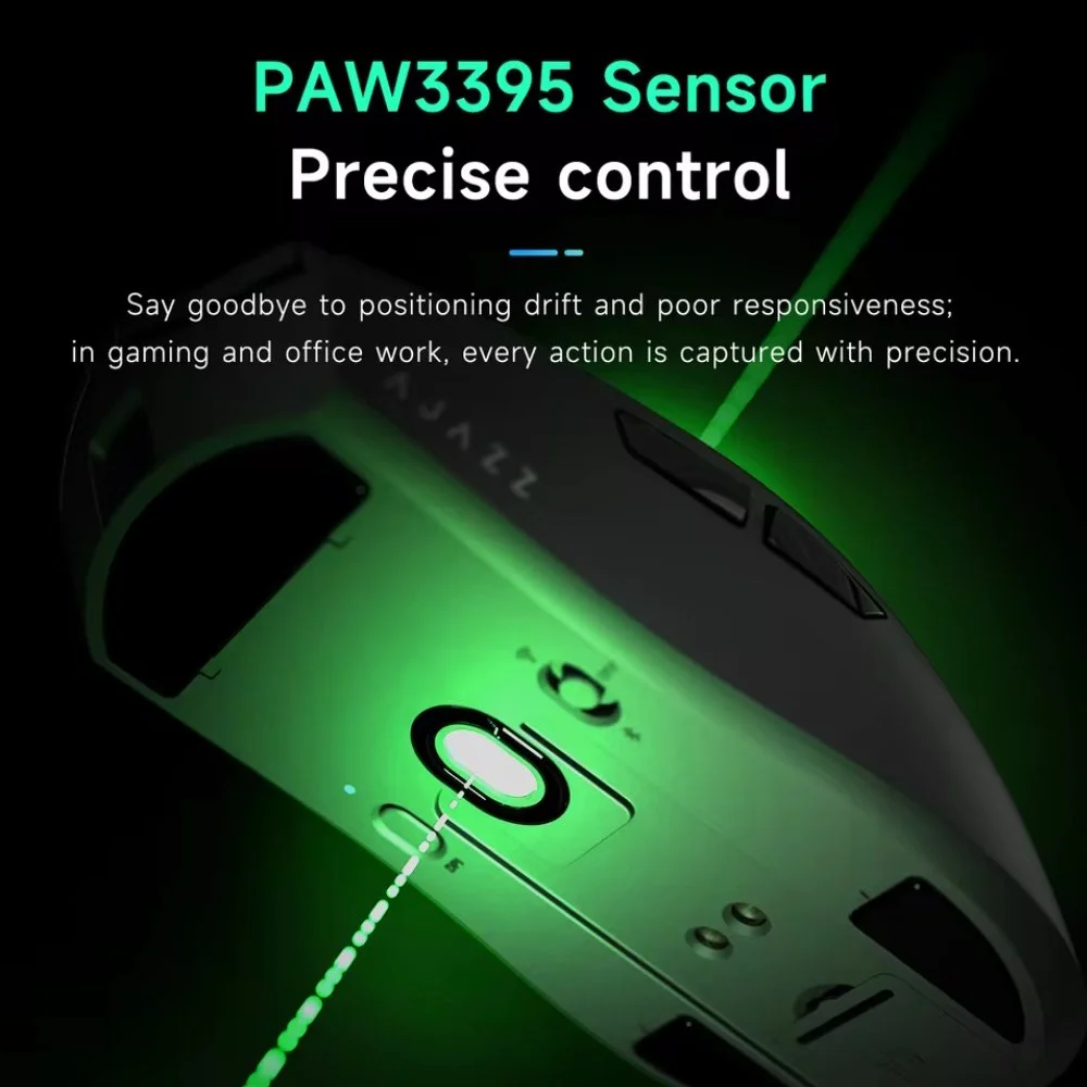 Миша AJAZZ AJ139P NL V3 Ultra PAW3950 42000DPI Black + кейс, фото №4