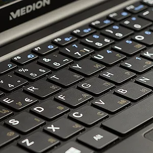 Ноутбук 14" Medion (Lenovo Group) Akoya E4251 Intel RAM 4 ГБ SSD 128 ГБ Intel Graphics FullHD IPS Ультрабук synthetic.ua - Фото 1