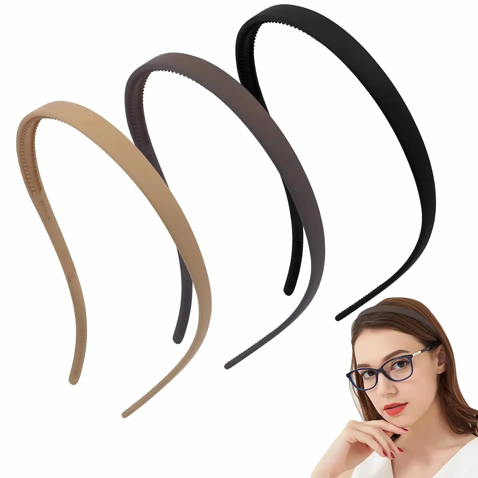 Набор из 3 обручей на голову, фото №1 Набор из 3 обручей на голову, фото №1