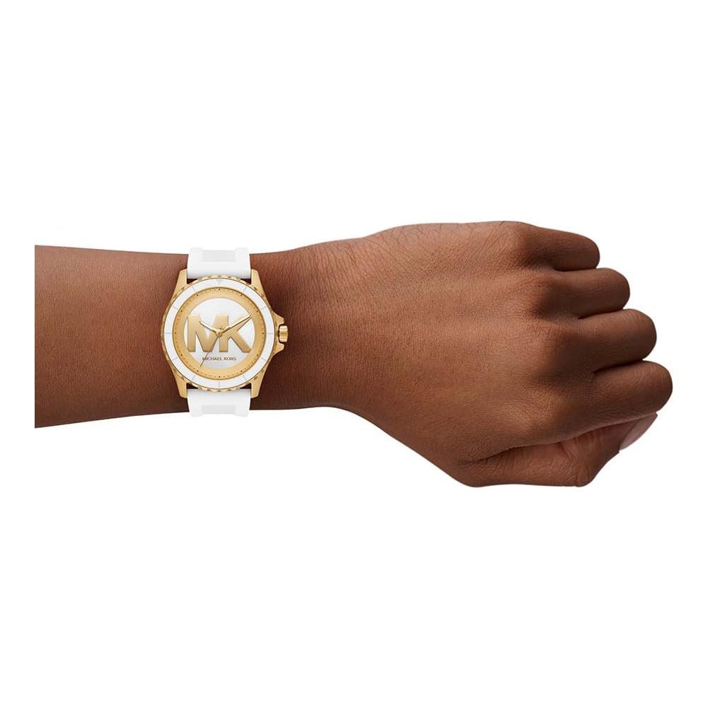 Женские часы Michael Kors MK7535, белые, MK7535-AMZUK, фото №4