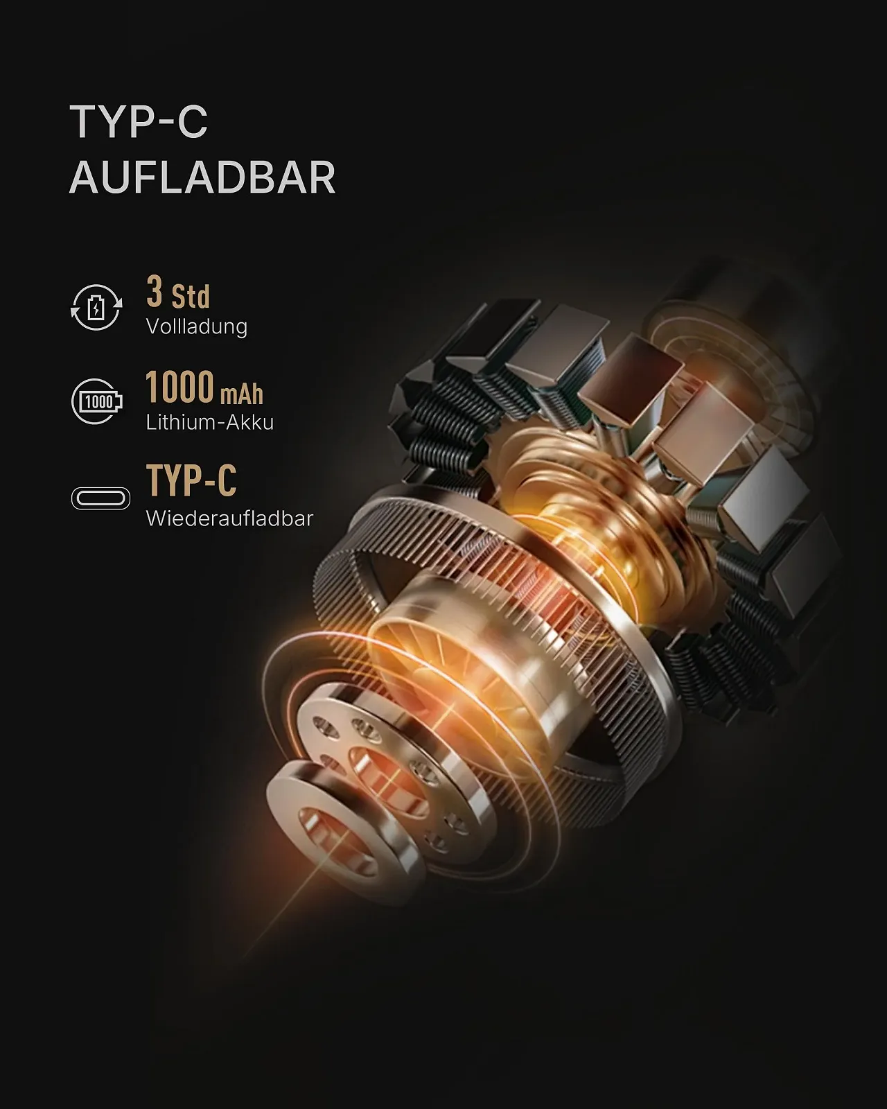 Электрическая кофемолка TIMEMORE Whirly 01S, портативная конусная, 30 уровней помола, эспрессо/фильтр-кофе/френч-пресс/Мока, металлический корпус, автоматическая остановка и защита от засорения для путешествий и дома, фото №6