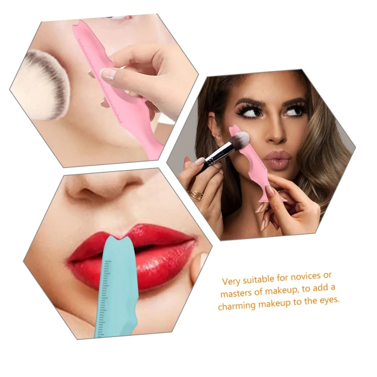 Инструмент для подводки глаз FRCOLOR силиконовый, фото №5