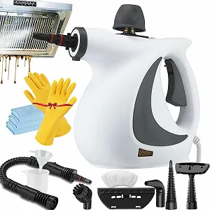 Пароочисник SteamBurst 1050 W 3.2 bar ручний з набором із 9 предметів Сірий - Фото 1