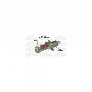 Главный тормозной цилиндр METZGER 202-059 CIFAM для CITROËN PEUGEOT RENAULT SEAT - Фото 1
