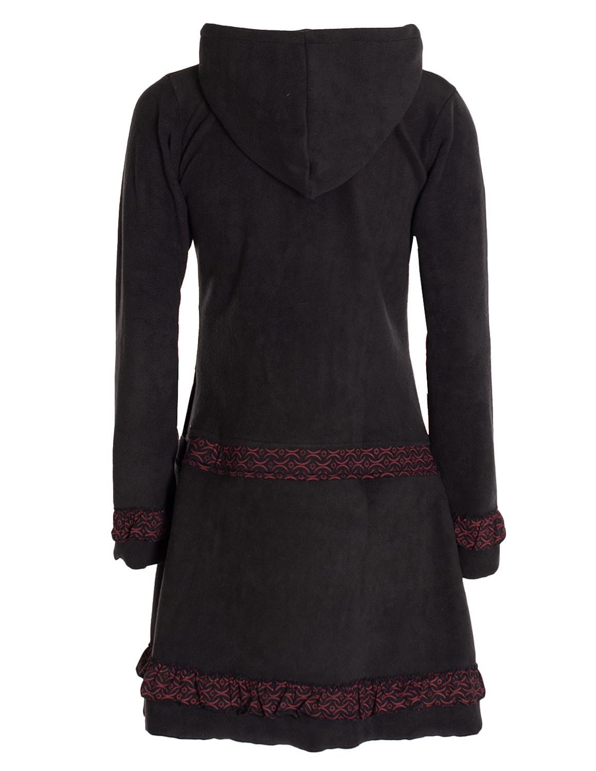 Куртка Vishes Alternative Clothing Женская Длинная Флисовая Переходная Куртка Eco Флис, фото №2
