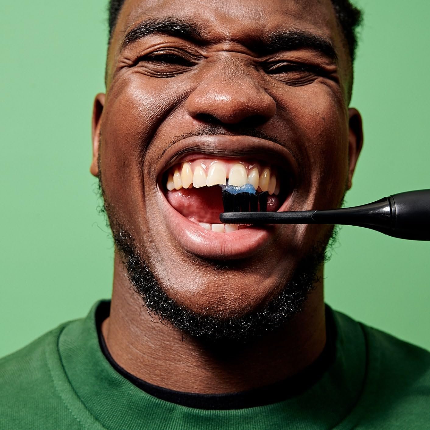 Електрична звукова зубна щітка BOOMBRUSH 90 днів роботи 5 насадок Black, фото №7