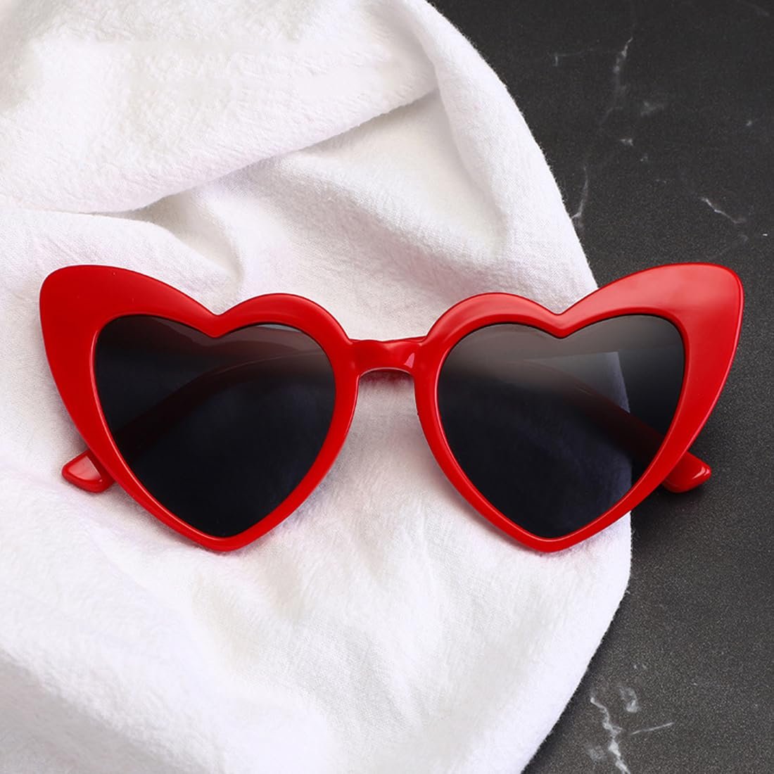 Сонцезахисні Окуляри Серце JOCXZI Рожевий Червоний, фото №4