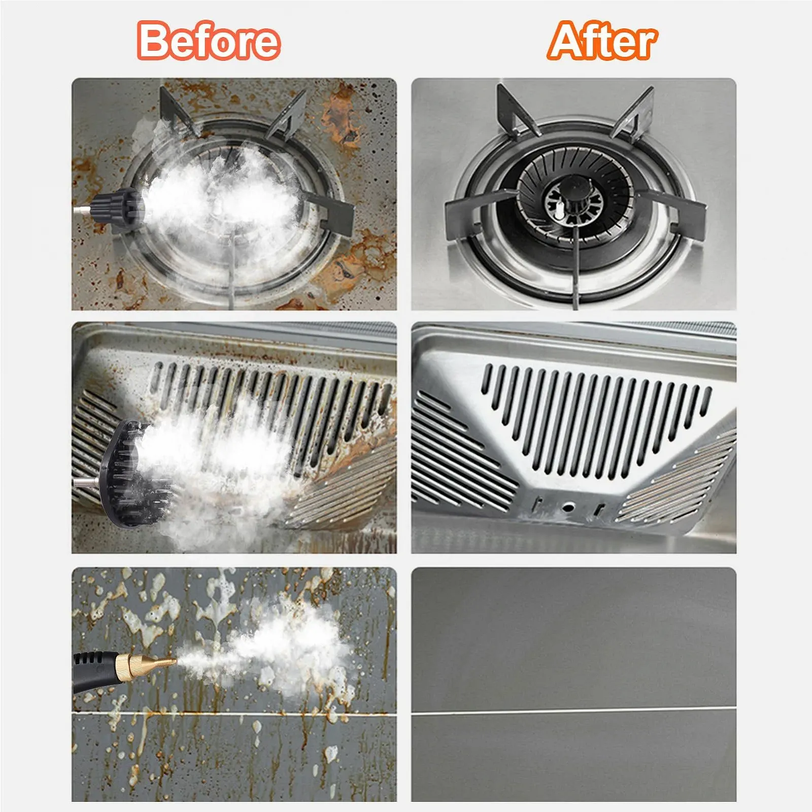 Пароочисник Printer 1500 W 100 °C Black and White, фото №3 Пароочисник Printer 1500 W 100 °C Black and White, фото №3