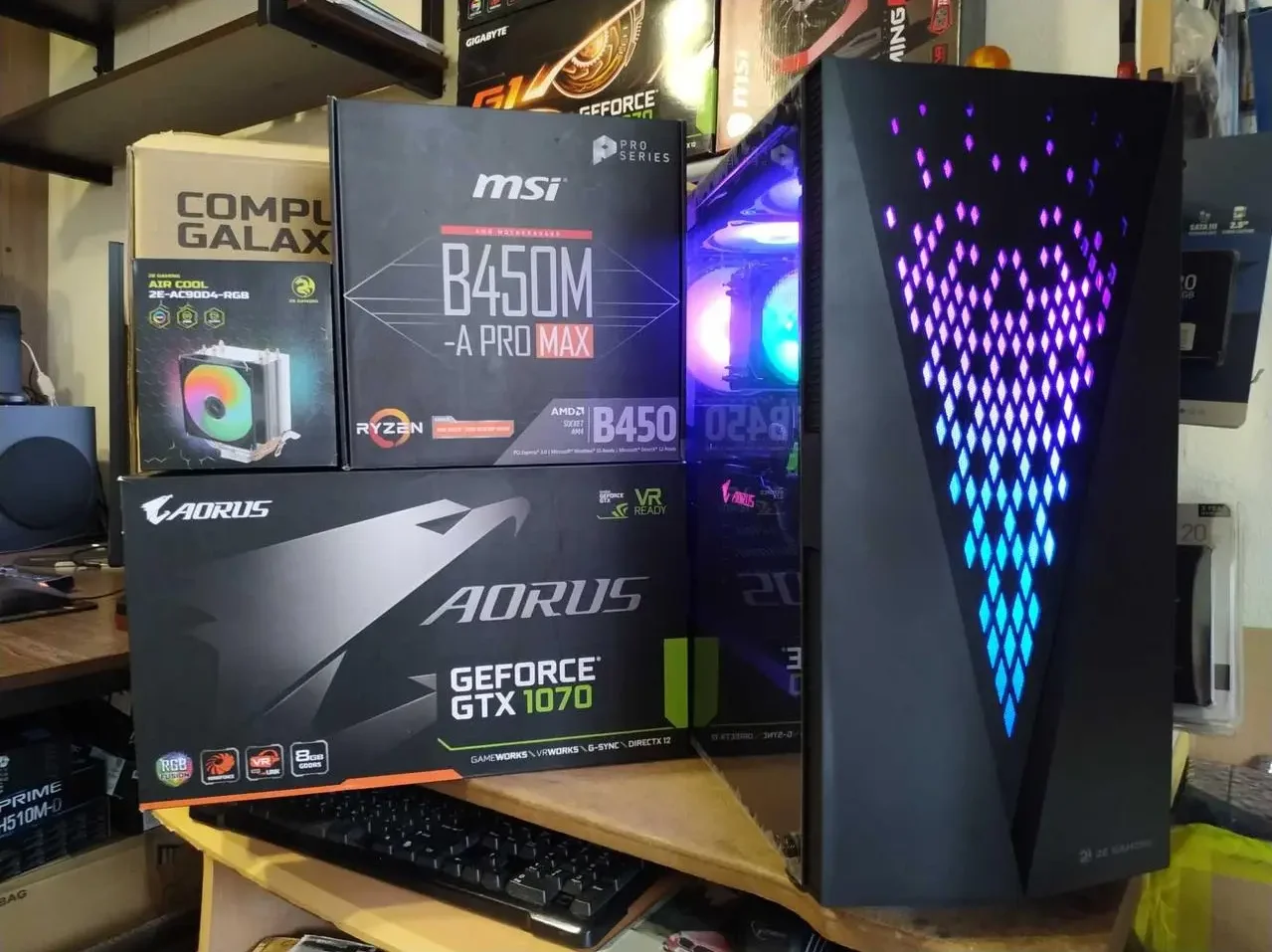 Игровой компьютер AMD RYZEN 5 3600 4.2GHZ, GTX 1070 8GB, 16GB, SDD 240GB, HDD 1TB, фото №5 Игровой компьютер AMD RYZEN 5 3600 4.2GHZ, GTX 1070 8GB, 16GB, SDD 240GB, HDD 1TB, фото №5