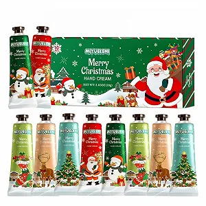 Набір Різдвяних Кремів для Рук, 10 шт, Крем для Догляду за Руками - Фото 1